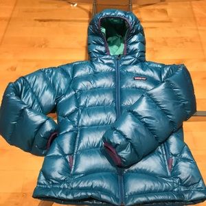 Girls Down Patagonia Jacket with Hood